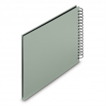 Hama album klasický špirálový FINE ART 28x24 cm, 50 strán, sage, čierne listy Hama album klasický špirálový FINE ART 28x24 cm, 50 strán, sage, čierne listy