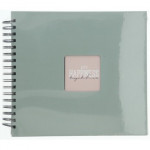 Hama album klasický špirálový FINE ART 28x24 cm, 50 strán, sage, čierne listy Hama album klasický špirálový FINE ART 28x24 cm, 50 strán, sage, čierne listy