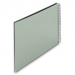 Hama album klasický špirálový FINE ART 36x32 cm, 50 strán, sage, čierne listy Hama album klasický špirálový FINE ART 36x32 cm, 50 strán, sage, čierne listy