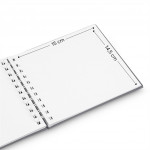 Hama album klasický špirálový FINE ART 18,5x15 cm, 30 strán, nová čierna, biele listy