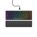 Exodus 760 Mechanical Mini Gaming Keyboard, Red Switches, blk, QWERTY US